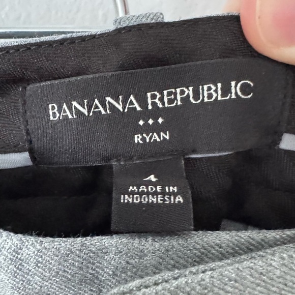 NWT Banana Republic Ryan gray dress pant Size 4 - Picture 4 of 10